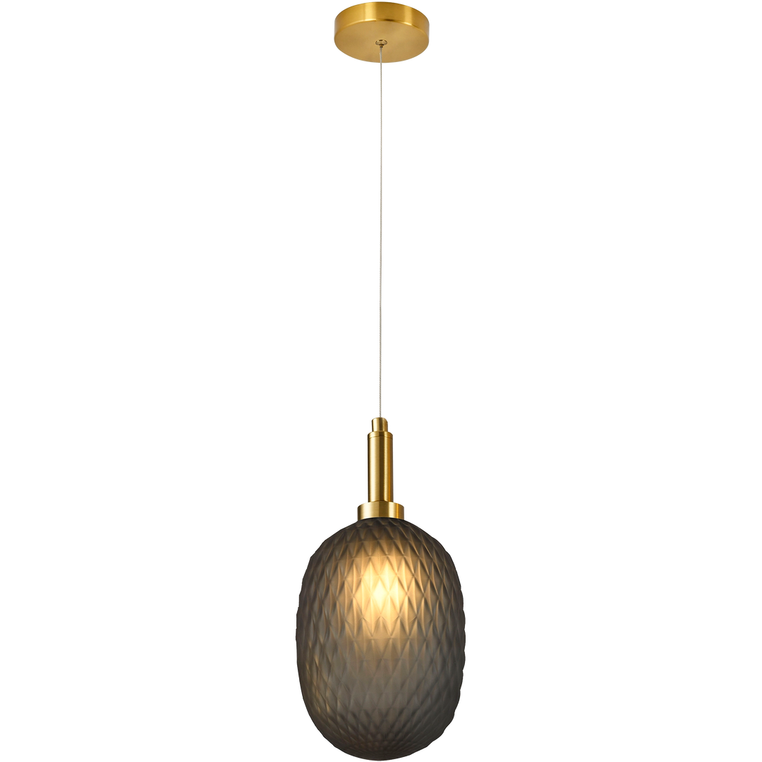 Calibo Lark Diamond Pattern 150mm Glass Pendant Pendant