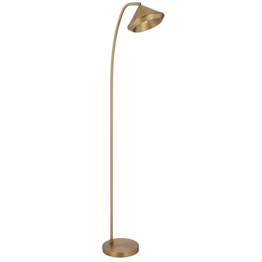 Telbix LARSON FLOOR LAMP Brass Floor Lamp