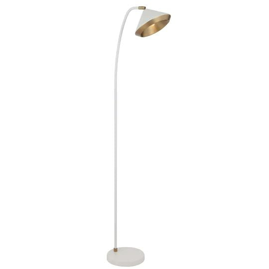 Telbix LARSON FLOOR LAMP White Floor Lamp
