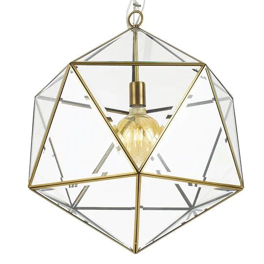 TELBIX LAZLO 50 PENDANT SOLID BRASS ANTIQUE BRASS Pendant