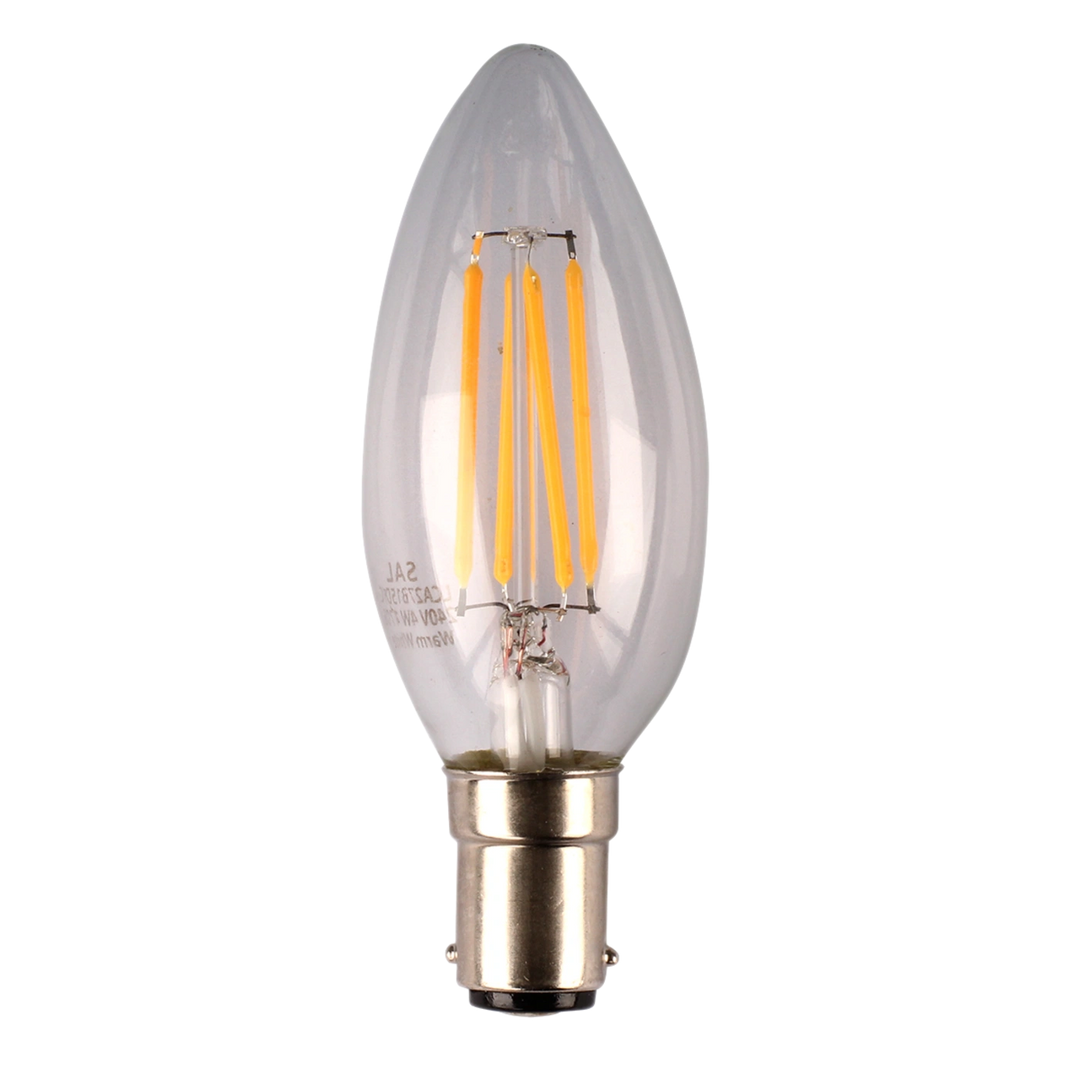 CANDLE CLEAR DIMMABLE LCA D/C - 4W GLOBES