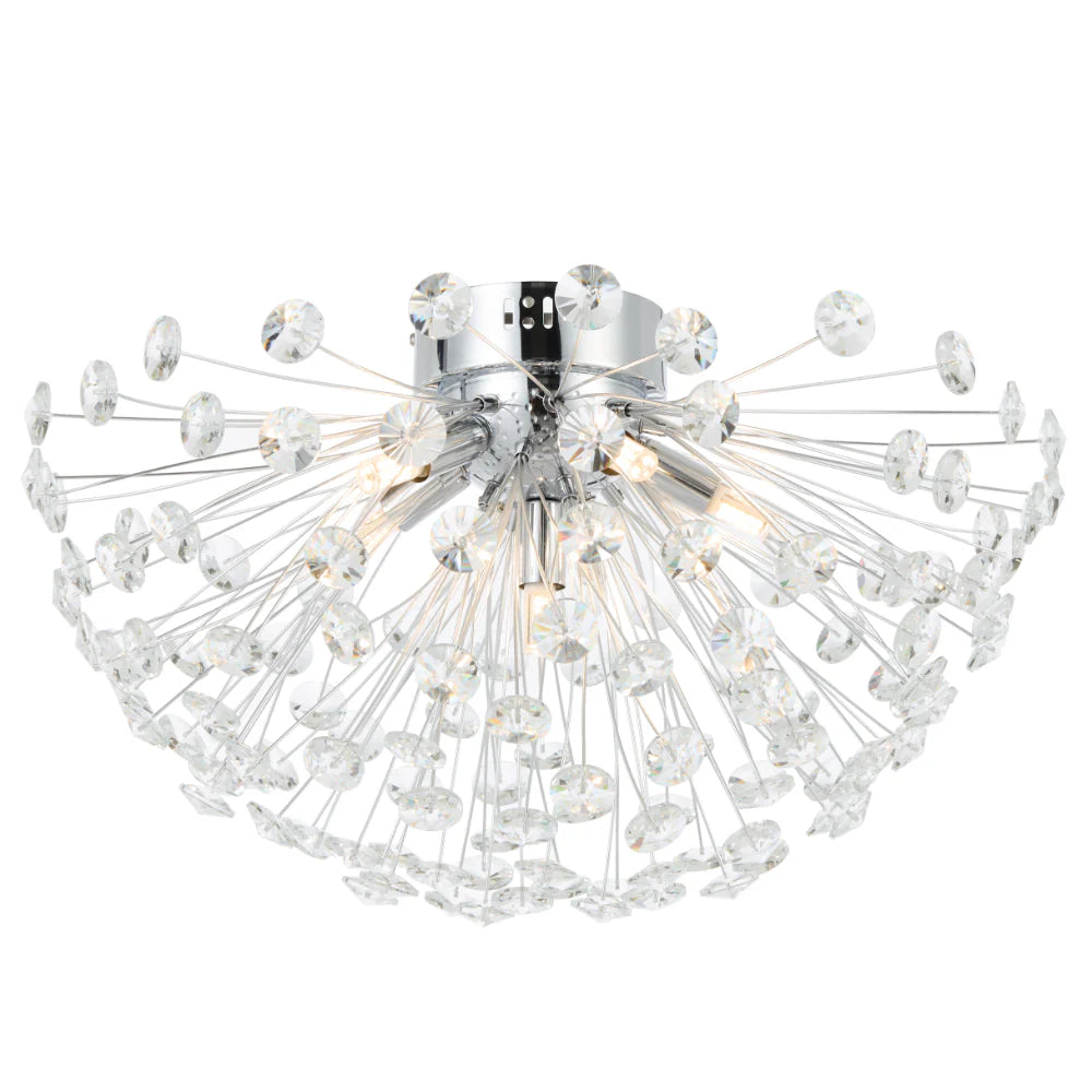 LERIDA 6 LIGHT CTC Chrome Ceiling light