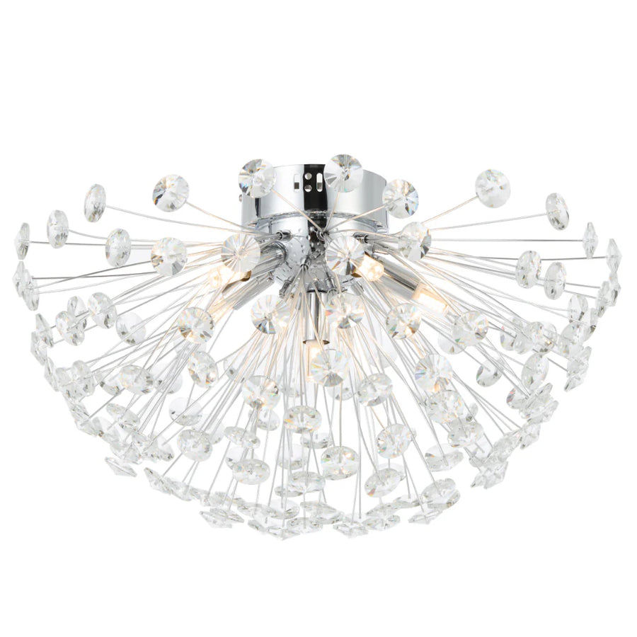 LERIDA 6 LIGHT CTC Chrome Ceiling light