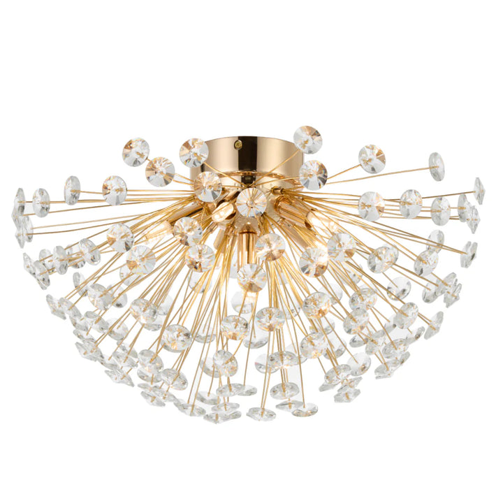 LERIDA 6 LIGHT CTC Gold Ceiling light