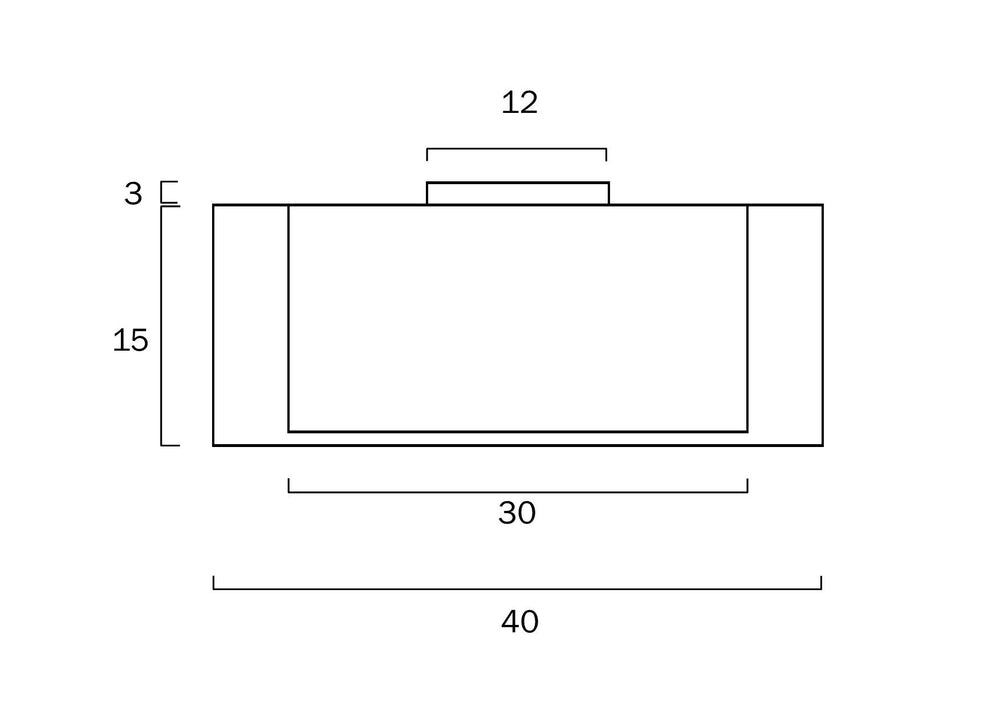 TELBIX LORIA 40 BATTEN FIX BATTEN FIX