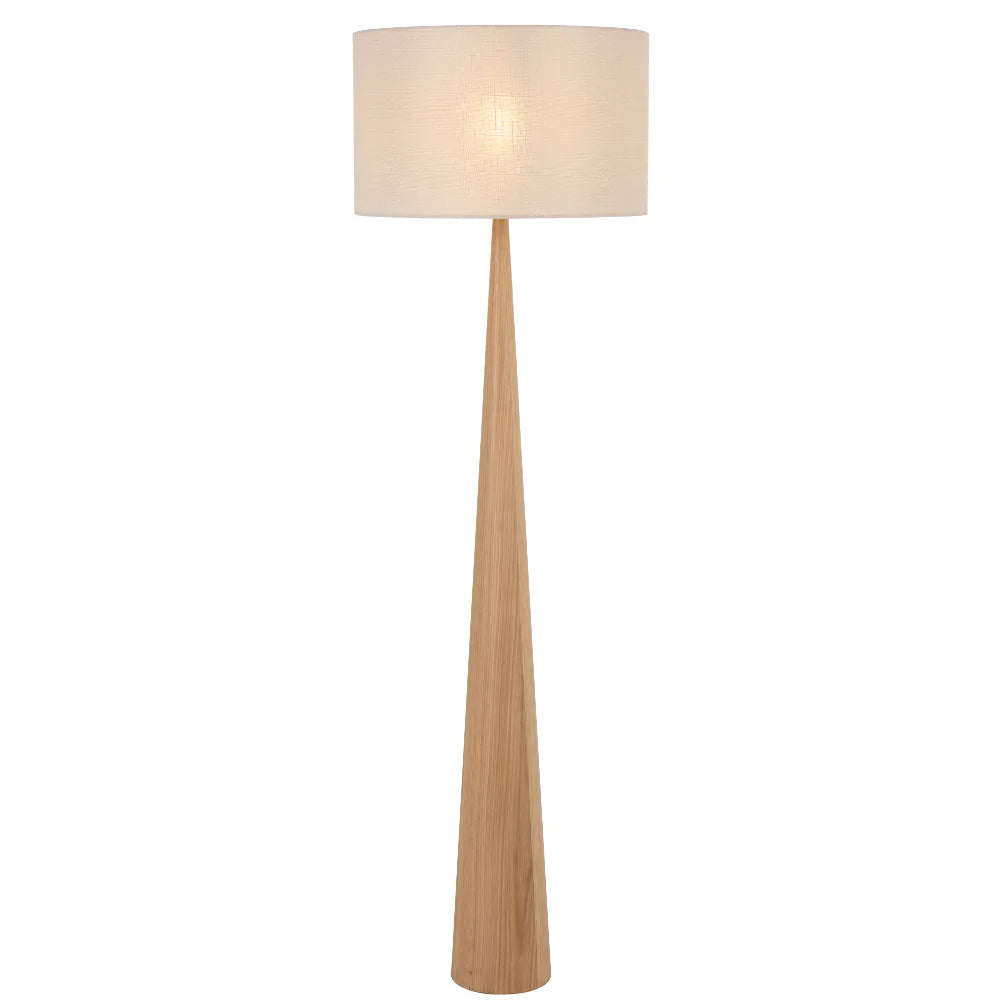 LOVISA FLOOR LAMP Oak Floor Lamp