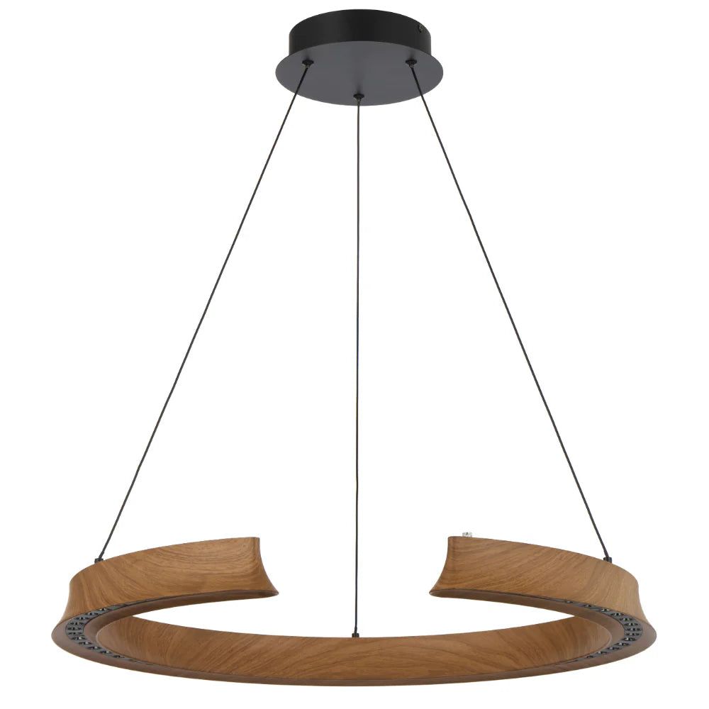 LUCID ROUND PENDANT Wood Pendant