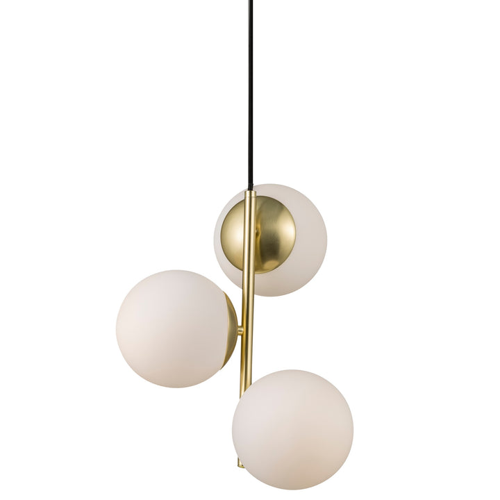 Lilly Pendant Brass/Black Brass Pendant