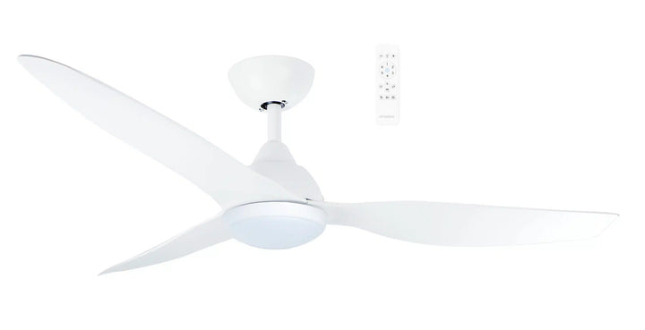 Avoca DC 48″ & 52″ Smart Ceiling Fan With WIFI Remote Control + LED Light White Celling Fan