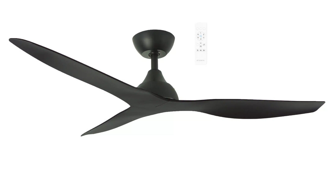 Avoca DC 48″ & 52″ Smart Ceiling Fan With WIFI Remote Control Black Ceiling Fan