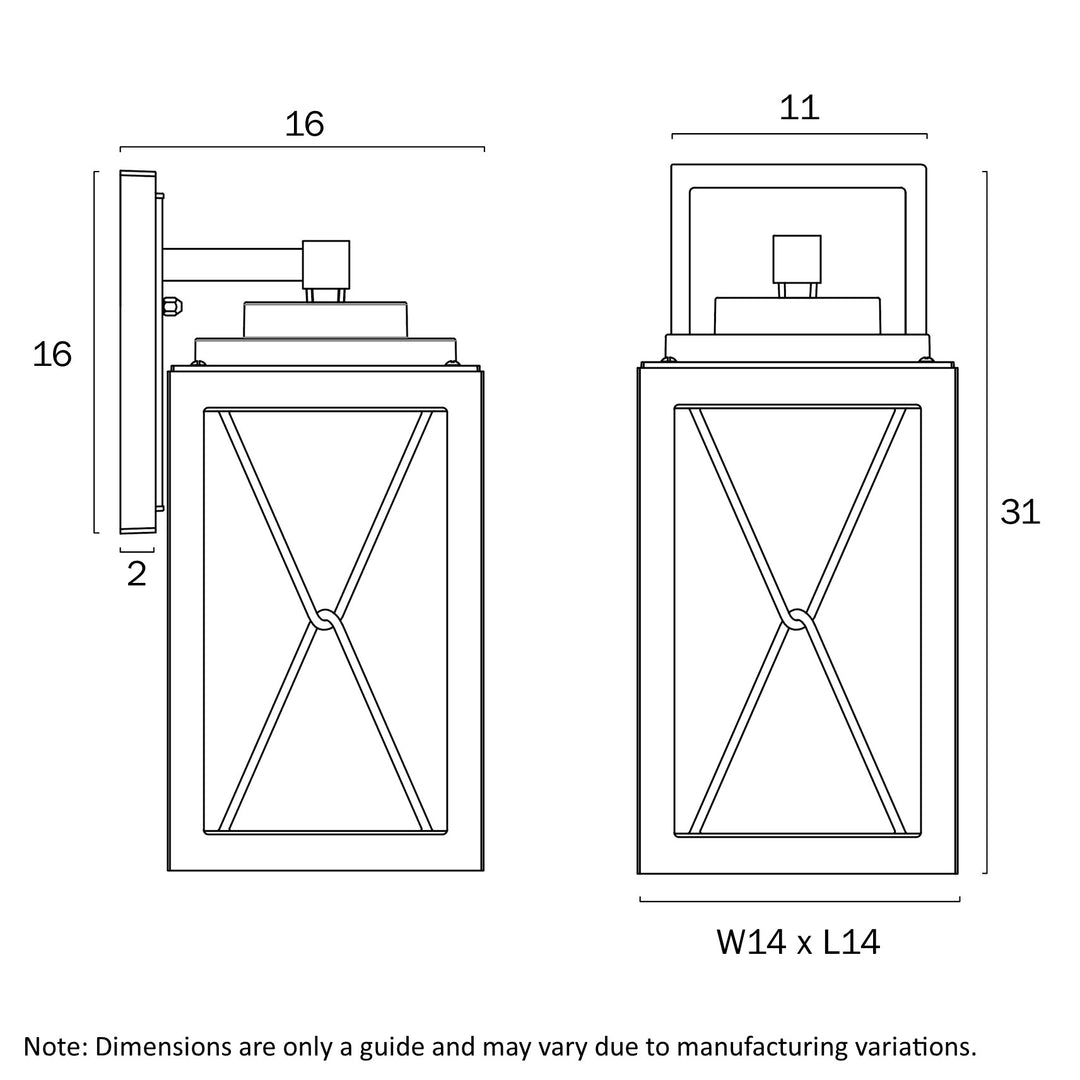 MALLORY 30 EXTERIOR WALL LIGHT WALL LIGHT