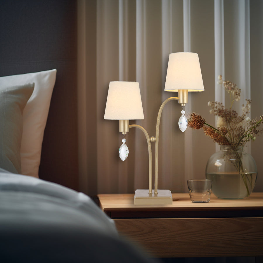 MALVERN 2 LIGHT TABLE LAMP TABLE LAMP