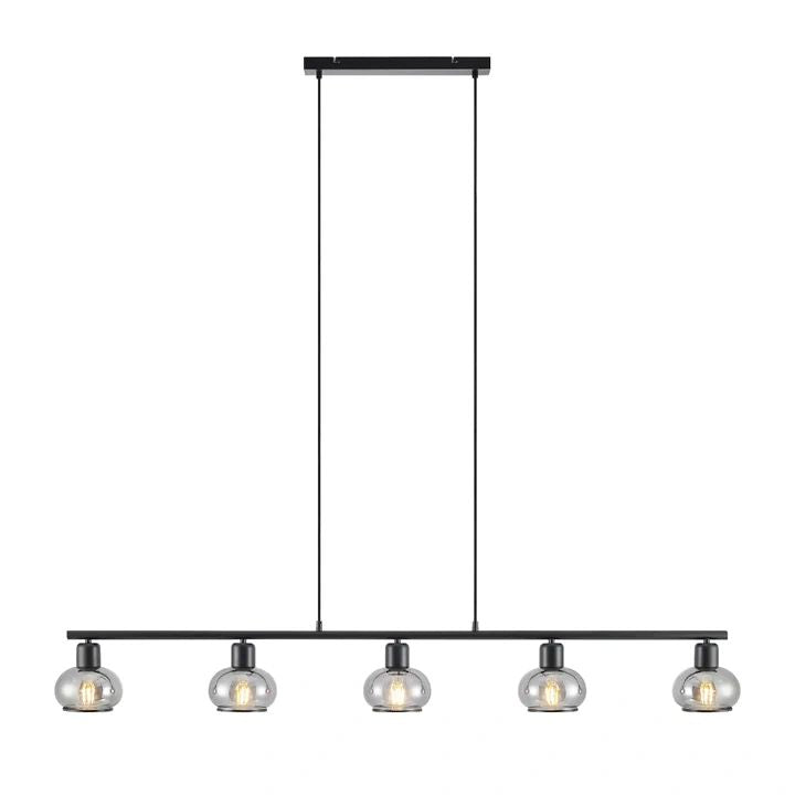 Telbix MARBELL 5 LIGHT PENDANT Black Pendant
