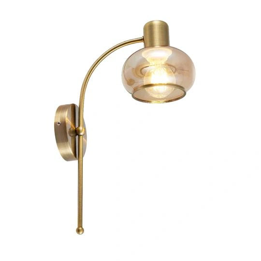 Telbix MARBELL WALL LIGHT Antique Brass WALL LIGHT