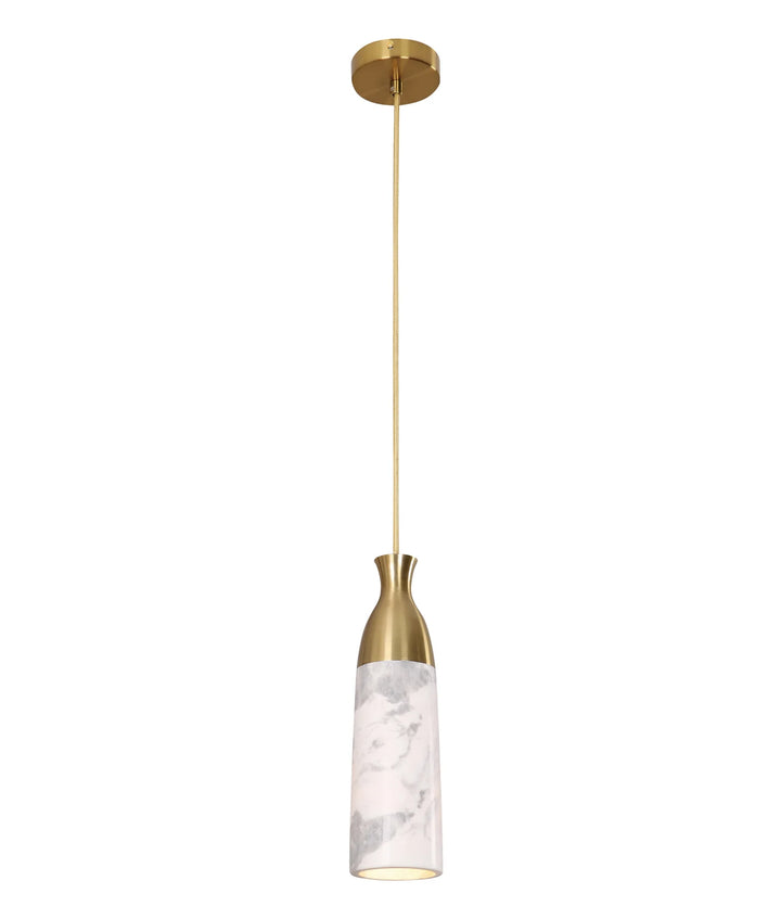 MARMOL: Interior Marble Cylinder Pendant Lights White Marble Pendant
