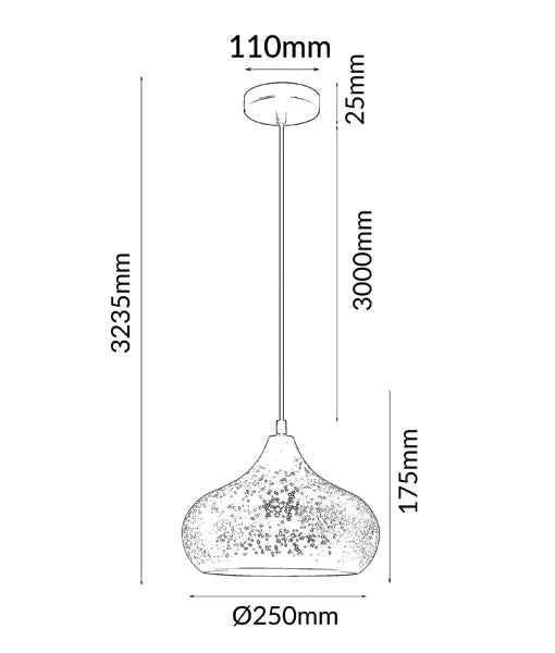 MARRAKESH: Bohemian Interior Champagne Glass Shape Pendant Light Pendant