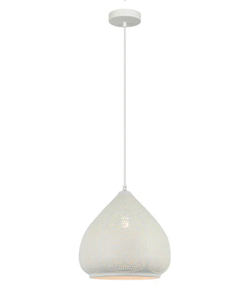 MARRAKESH: Bohemian Interior Ellipse Shape Pendant Lights White Pendant