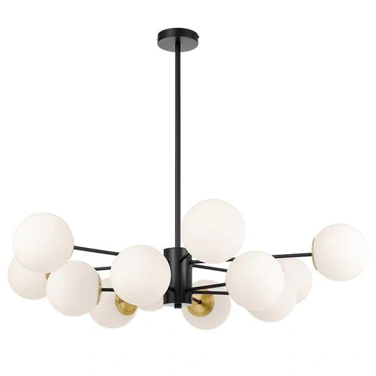 TELBIX MARSTEN 12 LIGHTS PENDANT BLACK Pendant