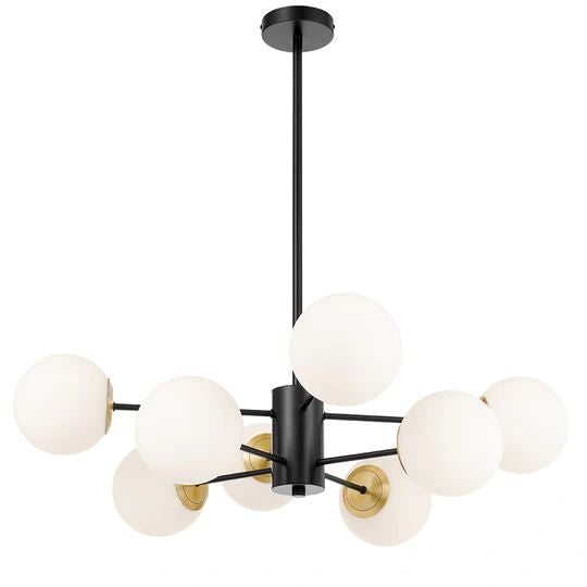 TELBIX MARSTEN 8 LIGHTS PENDANT BLACK Pendant