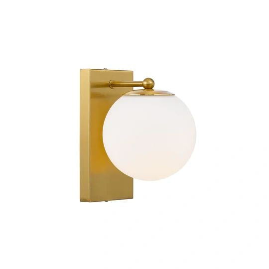 TELBIX MARSTEN WALL LIGHT ANTIQUE GOLD WALL LIGHT