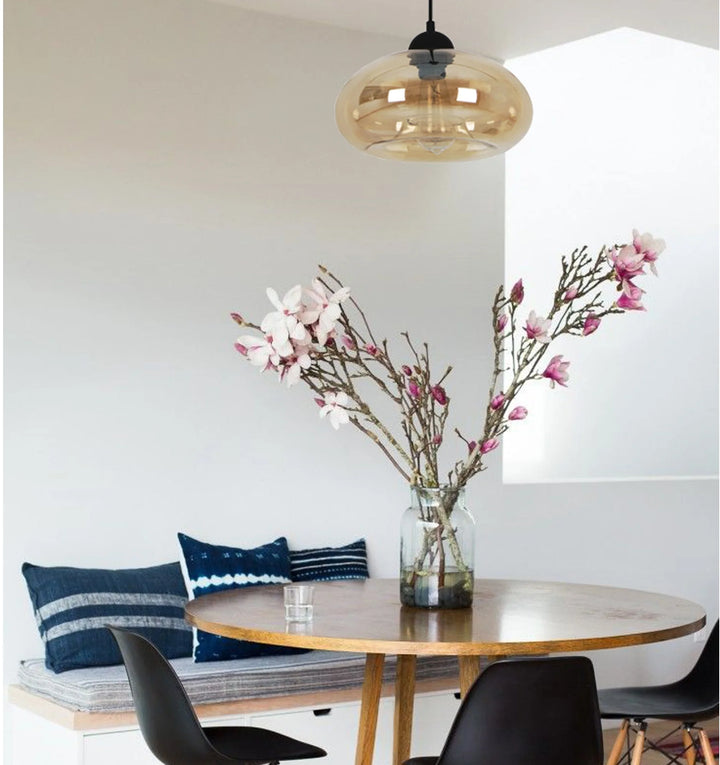 MASON: Modern Retro Oval Glass Pendant Lights Pendant