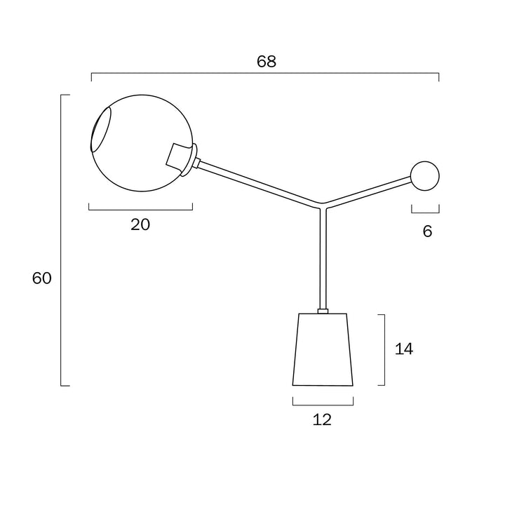 TELBIX MATILDA TABLE LAMP TABLE LAMP