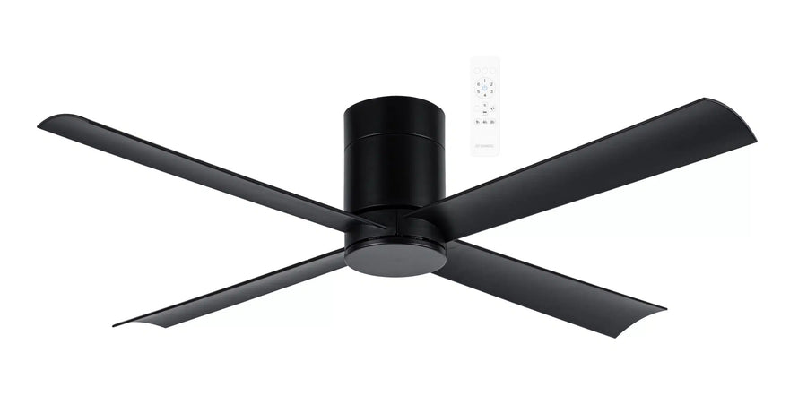 Carrara DC 48″ Smart Ceiling Fan With WIFI Remote Control Black Ceiling Fan