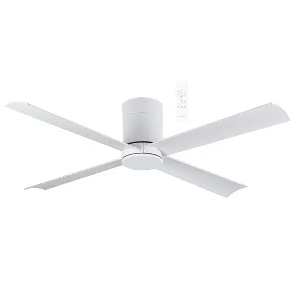 Carrara DC 48″ Smart Ceiling Fan With WIFI Remote Control White Ceiling Fan