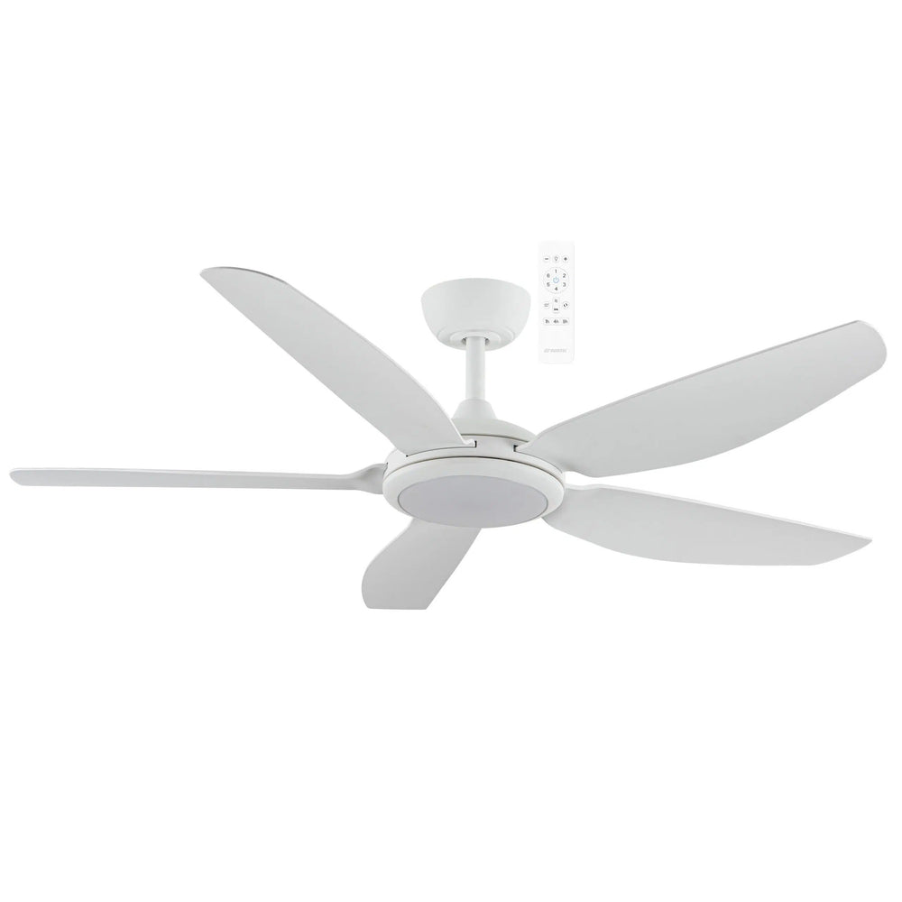 Esprit DC 52″ Smart Ceiling Fan With WIFI Remote Control + LED light White Celling Fan
