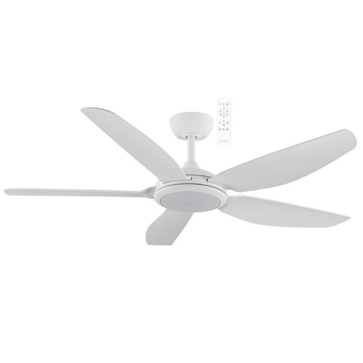 Esprit DC 52″ Smart Ceiling Fan With WIFI Remote Control + LED light White Celling Fan