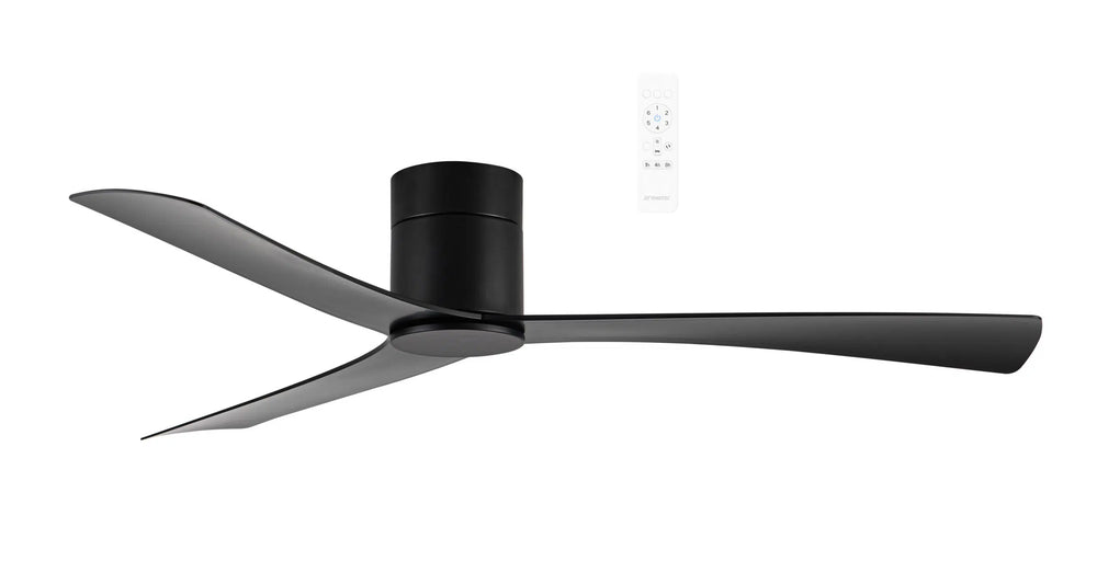 Metro DC 52″ Smart Ceiling Fan With WIFI Remote Control Matte Black Ceiling Fan