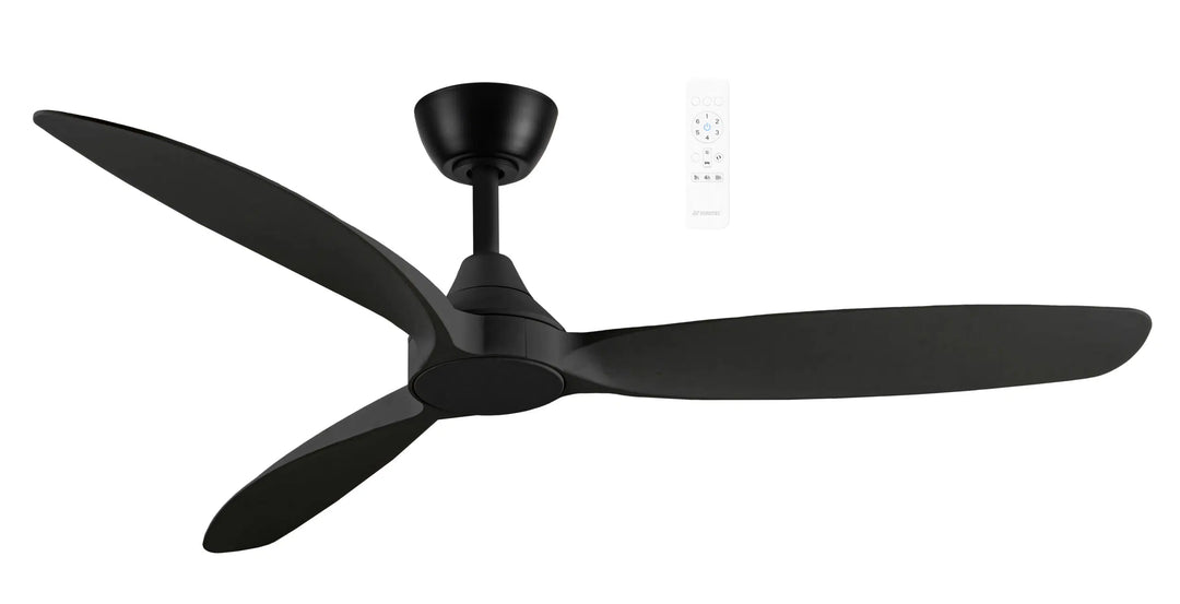 Seaforth DC 52″ & 56″ Smart Ceiling Fan With WIFI Remote Control Black Ceiling Fan