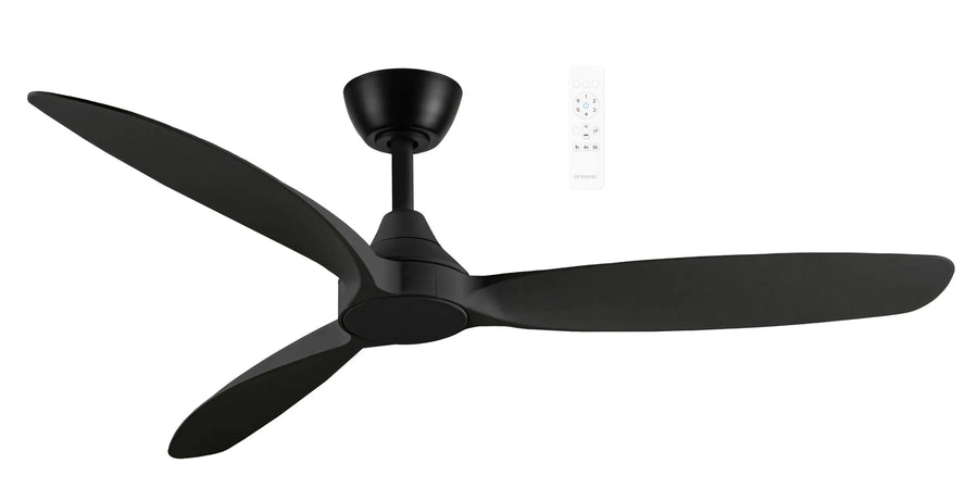 Seaforth DC 52″ & 56″ Smart Ceiling Fan With WIFI Remote Control Black Ceiling Fan