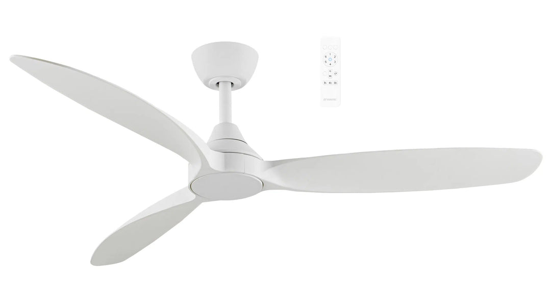 Seaforth DC 52″ & 56″ Smart Ceiling Fan With WIFI Remote Control White Ceiling Fan