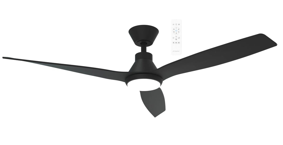 Triumph DC 52″ Smart Ceiling Fan With WIFI Remote Control + LED light Black Ceiling Fan