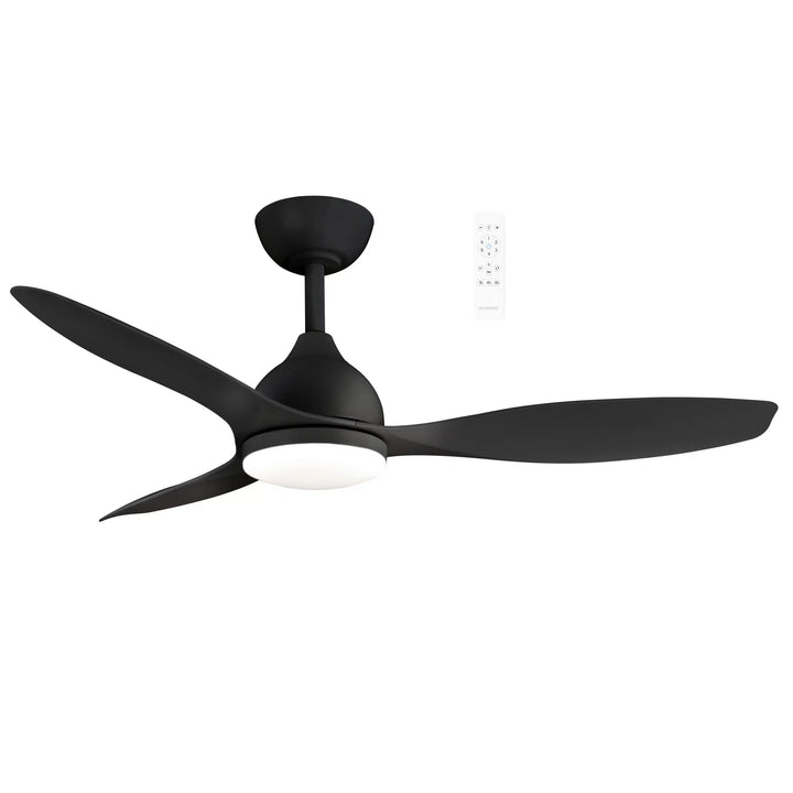 Elite DC 48″ & 52″ Smart Ceiling Fan With WIFI Remote Control + LED light Black Ceiling Fan