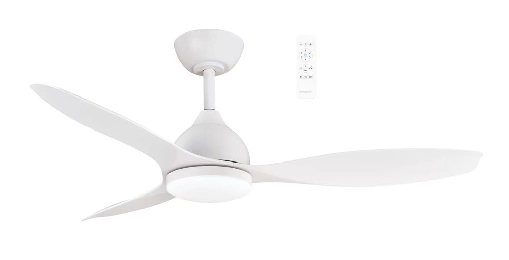 Elite DC 48″ & 52″ Smart Ceiling Fan With WIFI Remote Control + LED light White Ceiling Fan