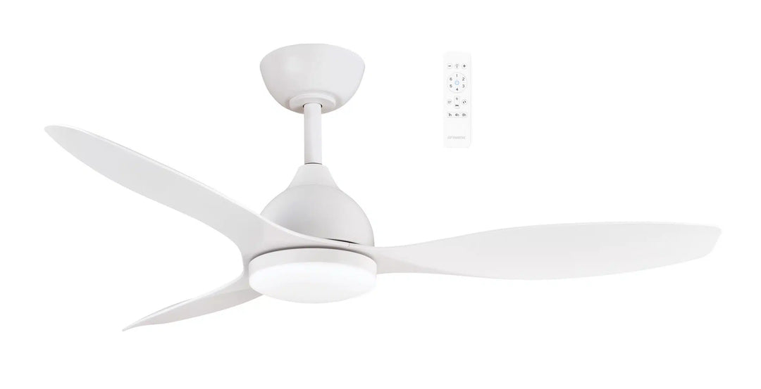 Elite DC 48″ & 52″ Smart Ceiling Fan With WIFI Remote Control + LED light White Ceiling Fan