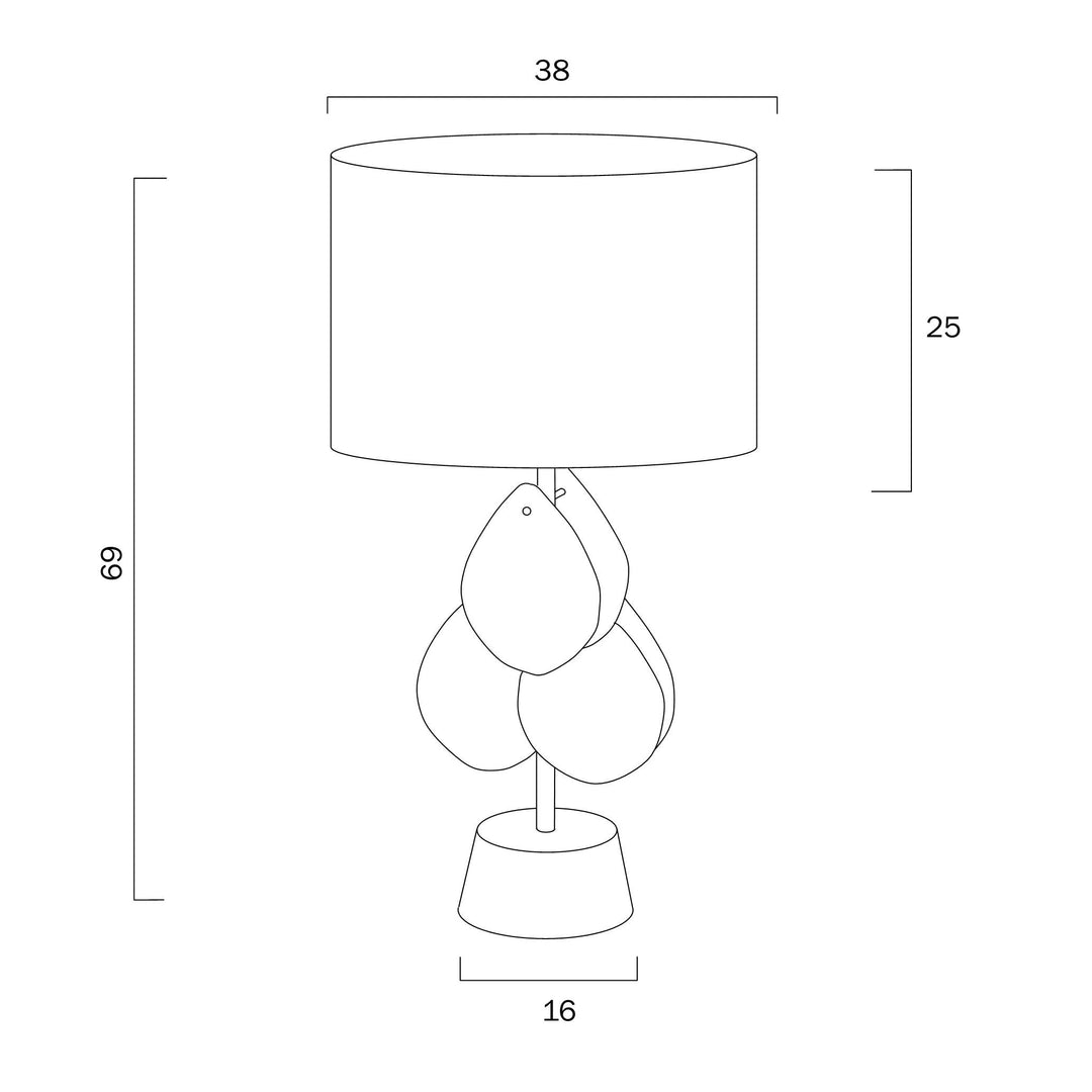TELBIX MELANIA TABLE LAMP TABLE LAMP