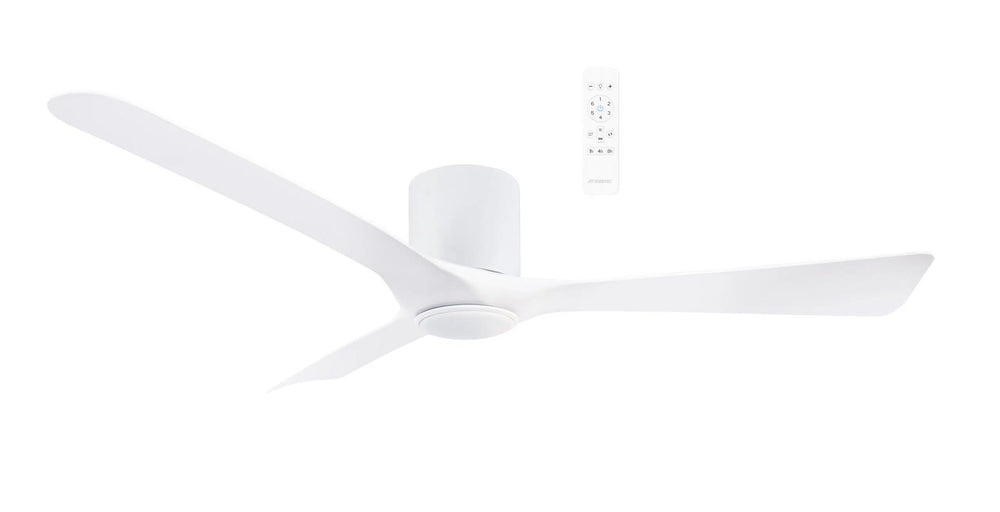 Fresno DC 52″ Smart Ceiling Fan With WIFI Remote Control + LED light White Ceiling Fan