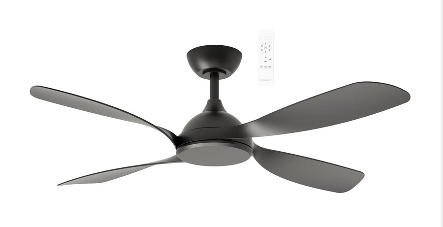 Hampton DC 52″ Smart Ceiling Fan With WIFI Remote Control Black Celling Fan