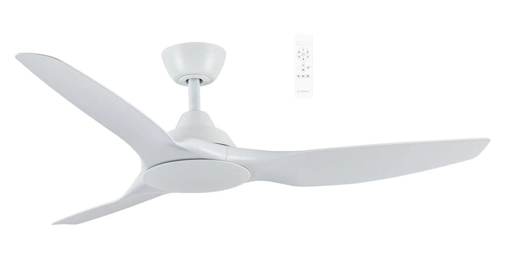 Impact DC 52″ Smart Ceiling Fan With WIFI Remote Control White Ceiling Fan