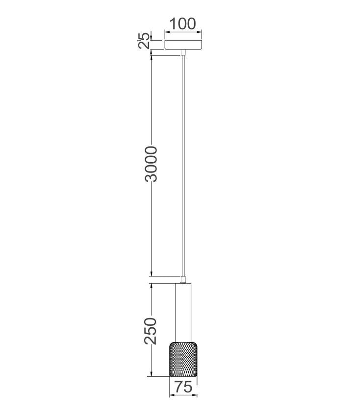 MIKRO: Modern Karaoke Mic Shape Interior Cylinder & Mesh Pendant Lights Pendant