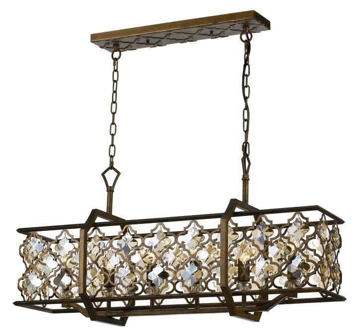 TELBIX MIMOSA RECTANGLE 6LT PENDANT Pendant