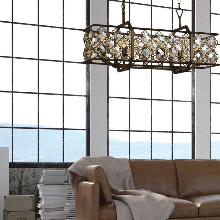 TELBIX MIMOSA RECTANGLE 6LT PENDANT Pendant