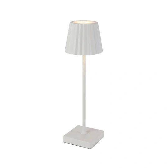 Telbix MINDY RECHARGEABLE TABLE LAMP White TABLE LAMP