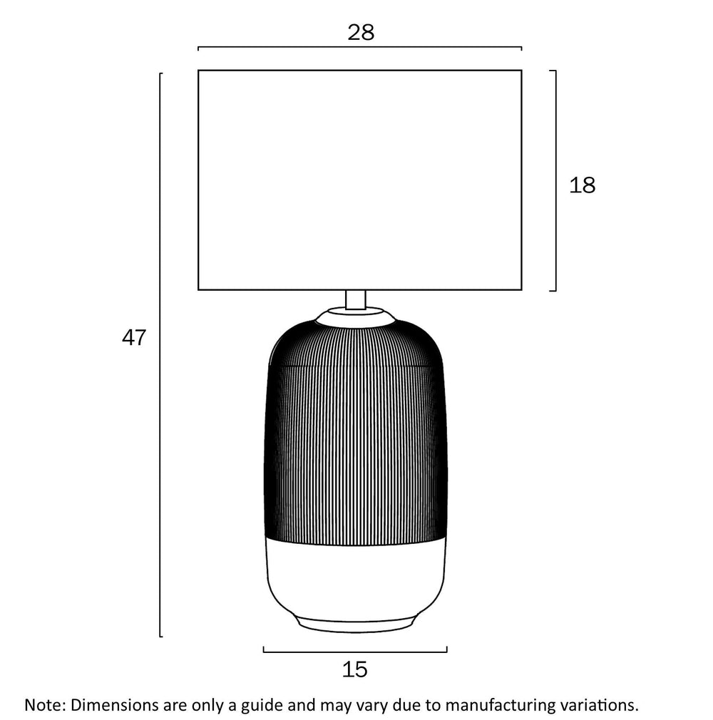 TELBIX MISTY TABLE LAMP TABLE LAMP