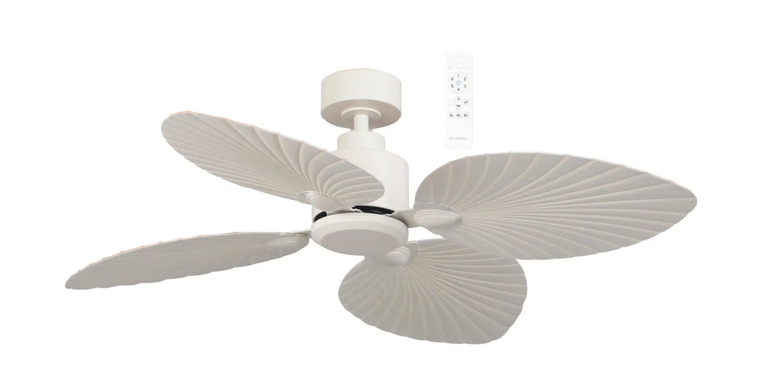 Kingston DC 50″ Smart Ceiling Fan With WIFI Remote Control White Ceiling Fan