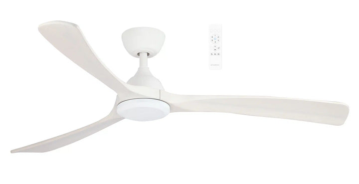 Norfolk DC 48″ & 56″ Smart Ceiling Fan With WIFI Remote Control White with white wash Celling Fan