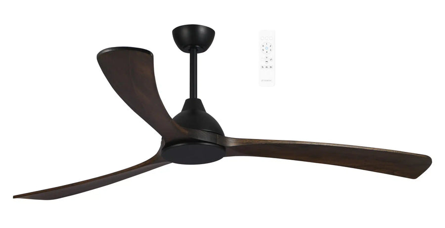 Norfolk Aero DC 70″ & 86″ Smart Ceiling Fan With WIFI Remote Control 86inch (2175mm) Black Ceiling Fan